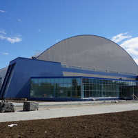 Красивое здание в финальной части достройки...