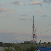 Вид на телевышку.