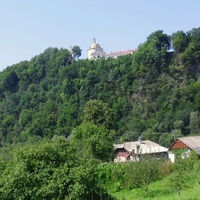 Greek-Catholic monastery in the village Hoshiv. Ukraine.