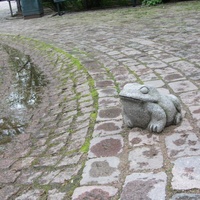 Котка.   Памятники и скульптура  в парке  Яна Сибелиуса
