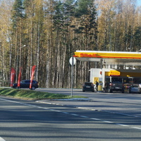 АЗС на Приморском шоссе.