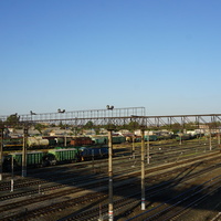 ж\д пути станции Орск.