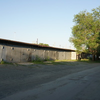 Гаражи на Вокзальной улице.