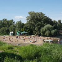 Городской пляж.