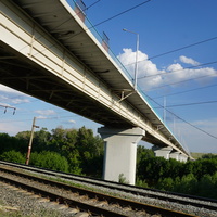 Ущелье...мост...ж\д...Урал...степь...