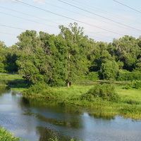 Окраина Орска.Река Урал.