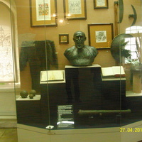 Бюст-реконструкция Герасимовым Иоанна Грозного в экспозиции музея