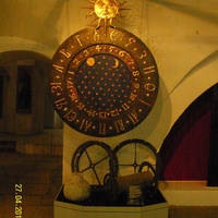 Башенные часы Распятской колокольни с "византийским" временем в экспозиции музея
