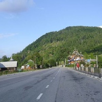 Село Козьова Сколівського району вздовж шосе M06.