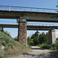 Мост через реку Елшанка.