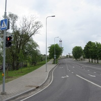 Нарва, ул Пушкина ведет в новый микрорайон