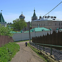 Вид на Никольский мужской монастырь