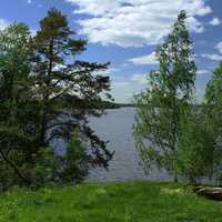 Берег озера Вуокса