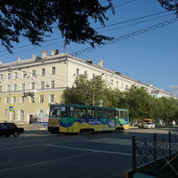 На проспекте Ленина.