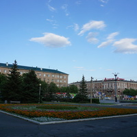 Вид на Комсомольскую площадь.