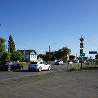 На улице Краснознамённой.