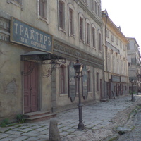 Экскурсия по Мосфильму, 2007, декорация старого города.
