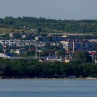 Октябрьск. Район Октябрьска. Вид с острова.