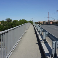 Автомобильный мост через ж\д путь.