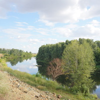 Защитная дамба от наводнения.