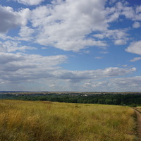 Дорога к реке Урал.