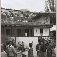 на территории ханского дворца - май 1987 года