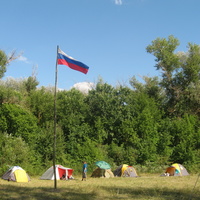 Православный лагерь у карабута