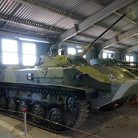 Павильон: Советские лёгкие танки и БМД, техника ВДВ