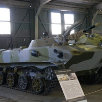 Павильон: Советские лёгкие танки и БМД, техника ВДВ