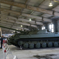 Павильон: Советские лёгкие танки и БМД, техника ВДВ