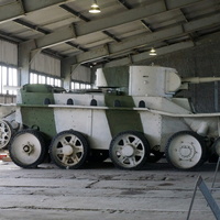 Павильон: Советские лёгкие танки и БМД, техника ВДВ