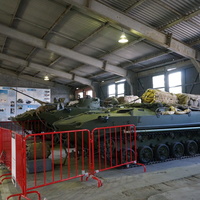 Павильон: Советские лёгкие танки и БМД, техника ВДВ