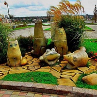 Парковые скульптуры Донецка