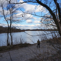 Река Ока, место речного вокзала