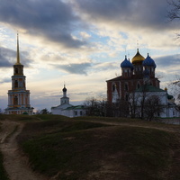 Рязань с крепостного вала