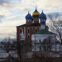 Рязань с крепостного вала