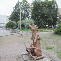 Скульптура "Как кошка с собакой", другой ракурс
