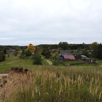 Деревня Бор, вид сверху