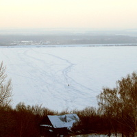 Васильсурск-Ледовая переправа по Суре-январь 2008г