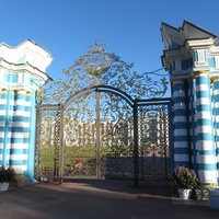 Пушкин, ворота Екатерининского дворца