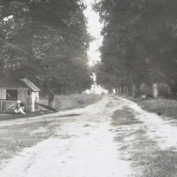 Липки, дорога к школе. 1959 г.