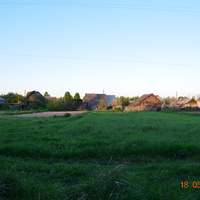 Вид на деревню со стороны прудов