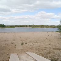 река Ахтуба напротив ДНТ Лебяжья Поляна