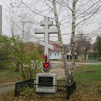 Крест на месте бывшей Даниловской церкви