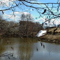 река Сарбай, весна