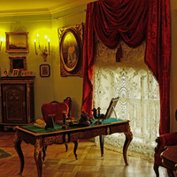 Павловский дворец. Малиновая гостиная. 1860 год.