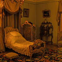 Павловский дворец. Спальня молодой девушки. 1860 год.