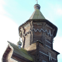 Деревянная Успенская церковь в Кондопоге (14 октября 1912)