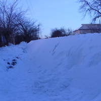 Зимові замети,1 лютого 2014 р,куток Масликівка