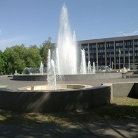 фонтан возле горисполкома